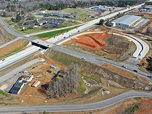 Construction on Exit 83