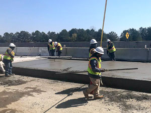 Photo of land paved on the interstate